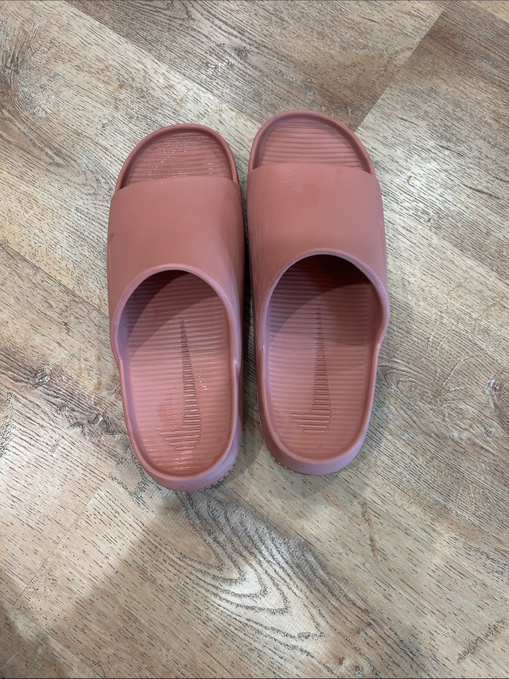 Nike Canyon Pink Calm Slide Sandals. - Picture 3 of 5